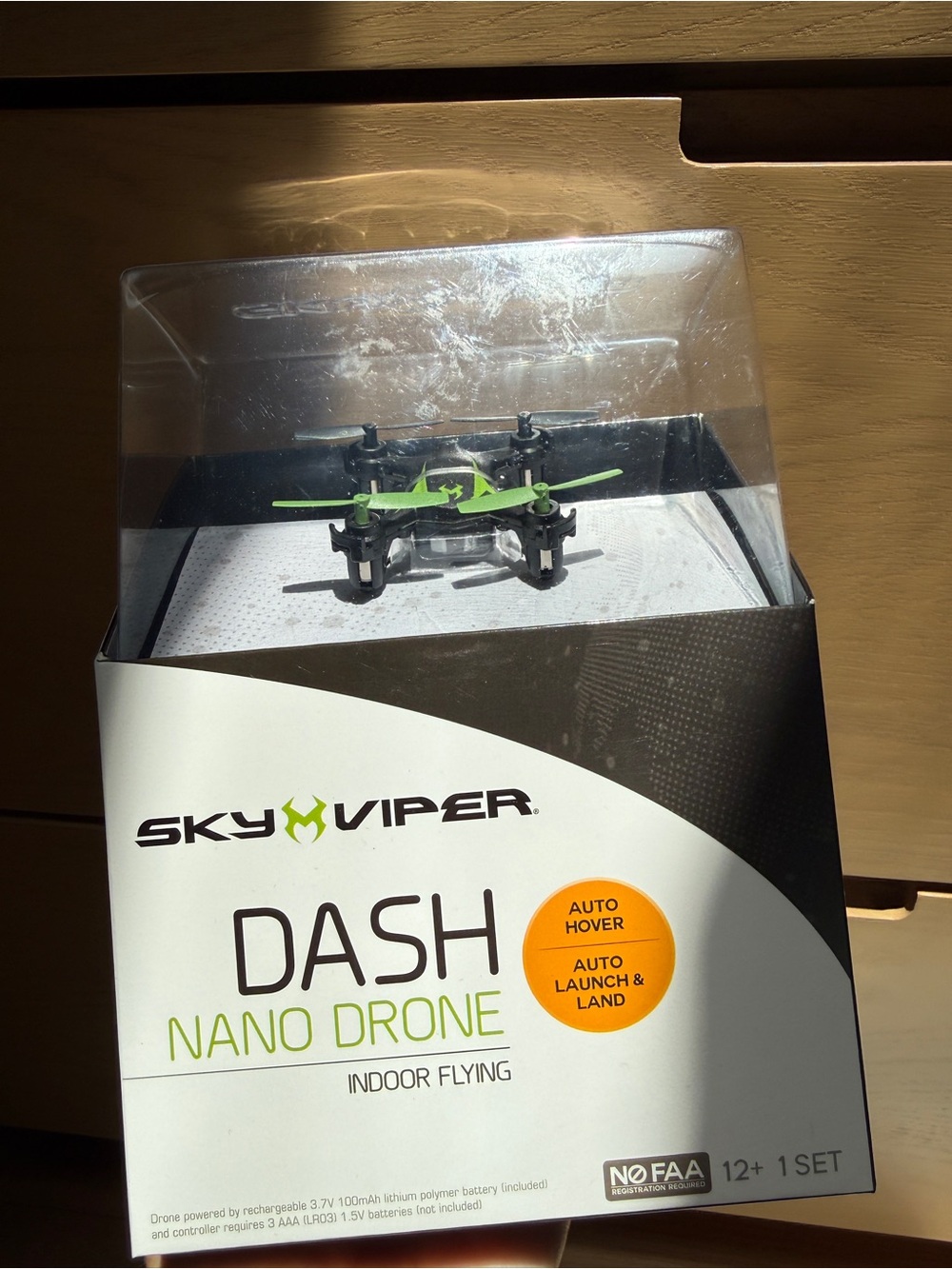 Tiny Dash Nano Drone in Black & Neon Green
